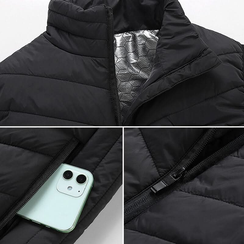 Davy Heated Vest - 13 Adjustable Heating Zones for Ultimate Warmth on Cold Days | Lightweight & Stylish Design