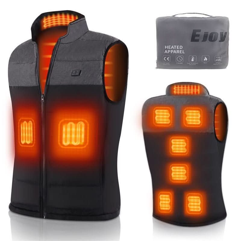 Davy Heated Vest - 13 Adjustable Heating Zones for Ultimate Warmth on Cold Days | Lightweight & Stylish Design