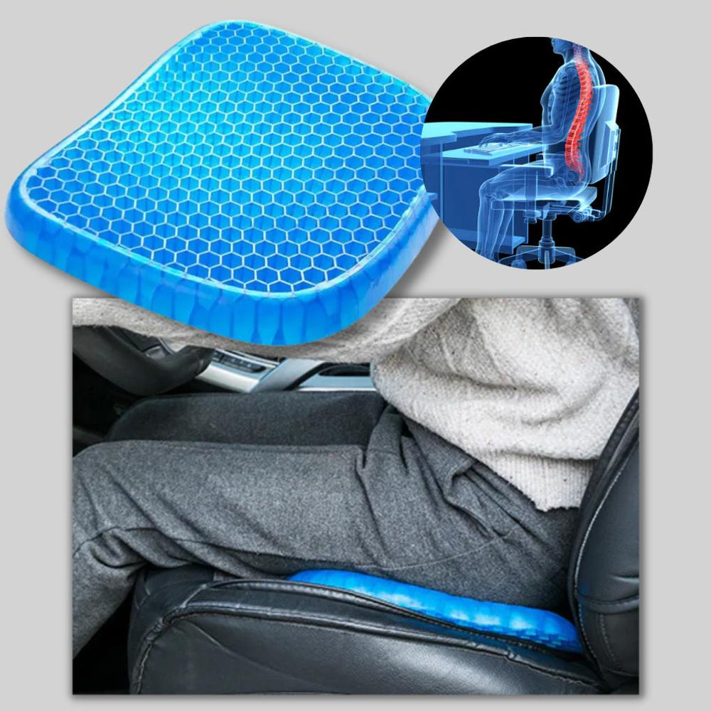Davy Honeycomb Gel Seat Cushion - Ultimate Comfort & Support for Office, Car, and Home Use