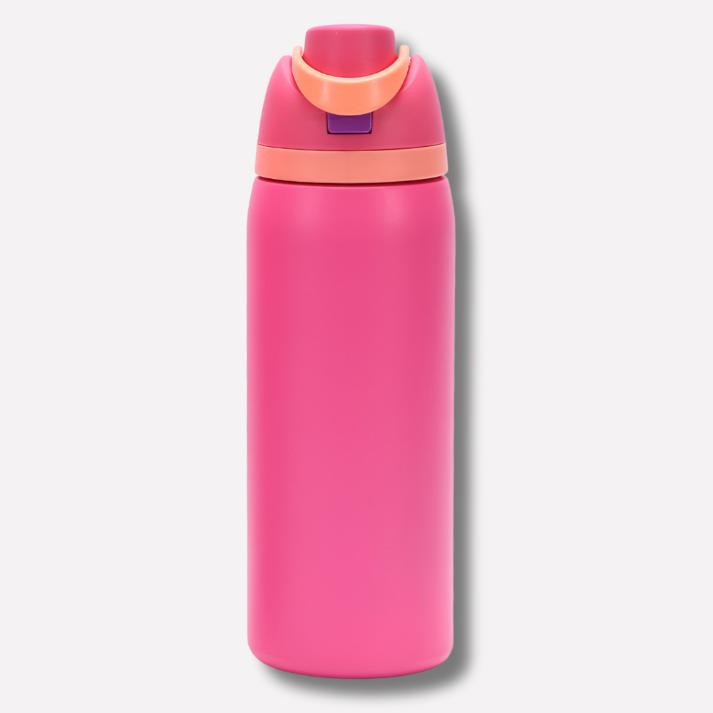Davy Insulated Stainless Steel Tumbler with Built-in Straw | Double-Wall Vacuum Insulation | Perfect for Hot & Cold Beverages