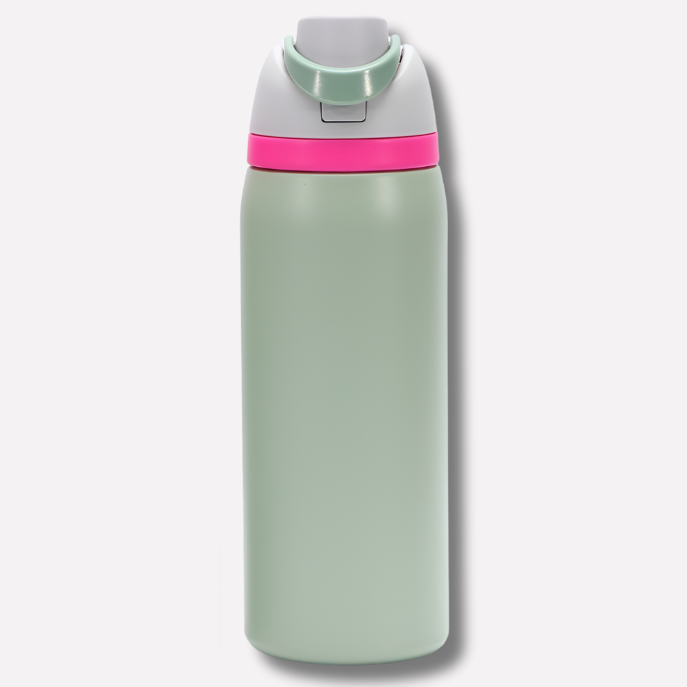Davy Insulated Stainless Steel Tumbler with Built-in Straw | Double-Wall Vacuum Insulation | Perfect for Hot & Cold Beverages