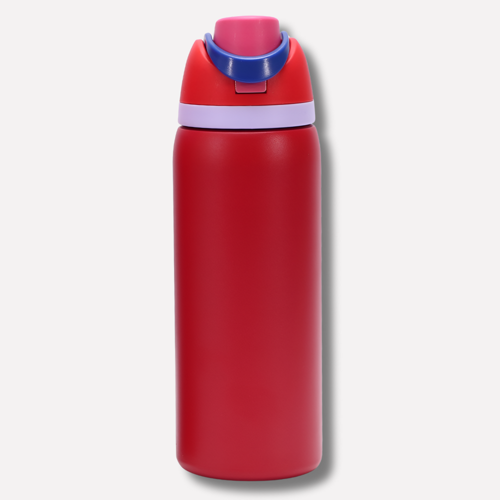 Davy Insulated Stainless Steel Tumbler with Built-in Straw | Double-Wall Vacuum Insulation | Perfect for Hot & Cold Beverages