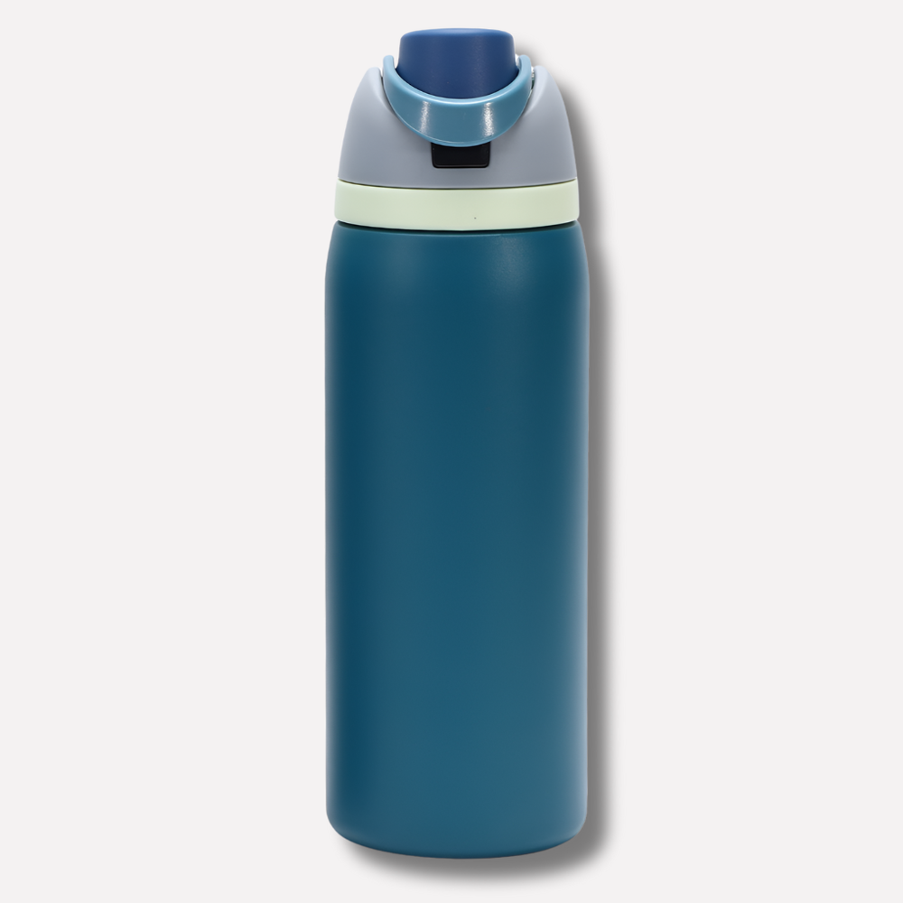 Davy Insulated Stainless Steel Tumbler with Built-in Straw | Double-Wall Vacuum Insulation | Perfect for Hot & Cold Beverages