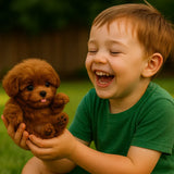 Davy Interactive Plush Puppy - Realistic Stuffed Animal with Movements & Sounds for Kids & Adults | Perfect Gift for Dog Lovers