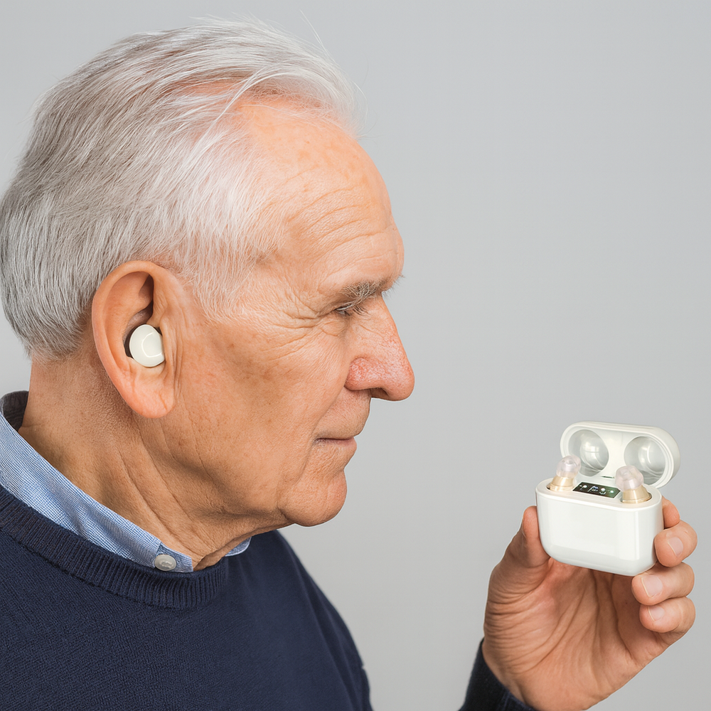 Davy Invisible Rechargeable Hearing Amplifier - Discreet Sound Enhancement for Clear Hearing