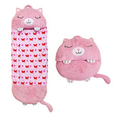 Davy Kids' Animal Sleeping Bag & Cuddle Toy Combo – Cozy, Fun, and Perfect for Sleepovers!