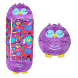 Davy Kids' Animal Sleeping Bag & Cuddle Toy Combo – Cozy, Fun, and Perfect for Sleepovers!