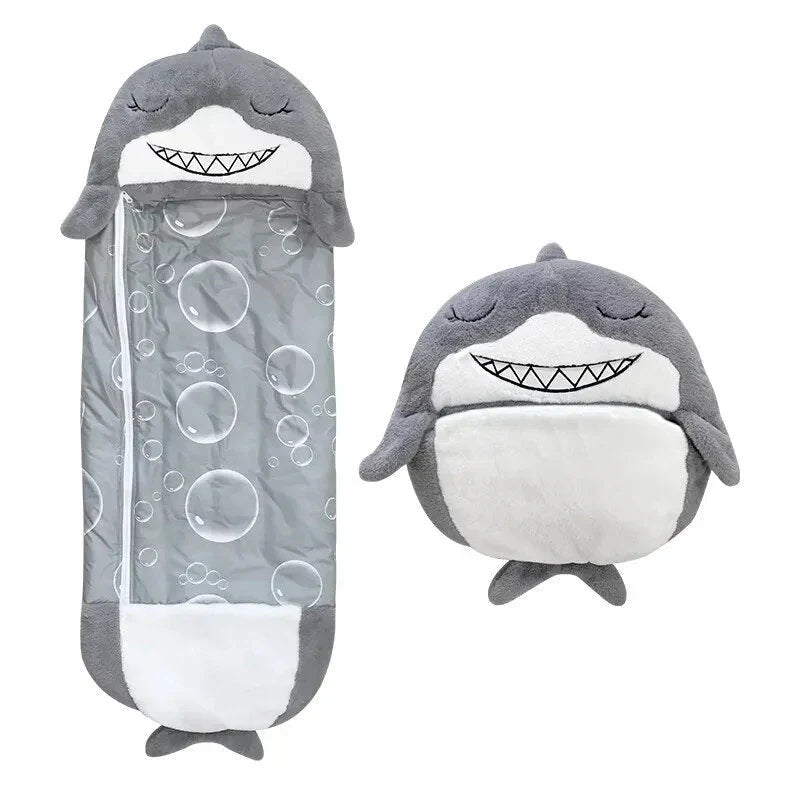 Davy Kids' Animal Sleeping Bag & Cuddle Toy Combo – Cozy, Fun, and Perfect for Sleepovers!