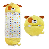 Davy Kids' Animal Sleeping Bag & Cuddle Toy Combo – Cozy, Fun, and Perfect for Sleepovers!