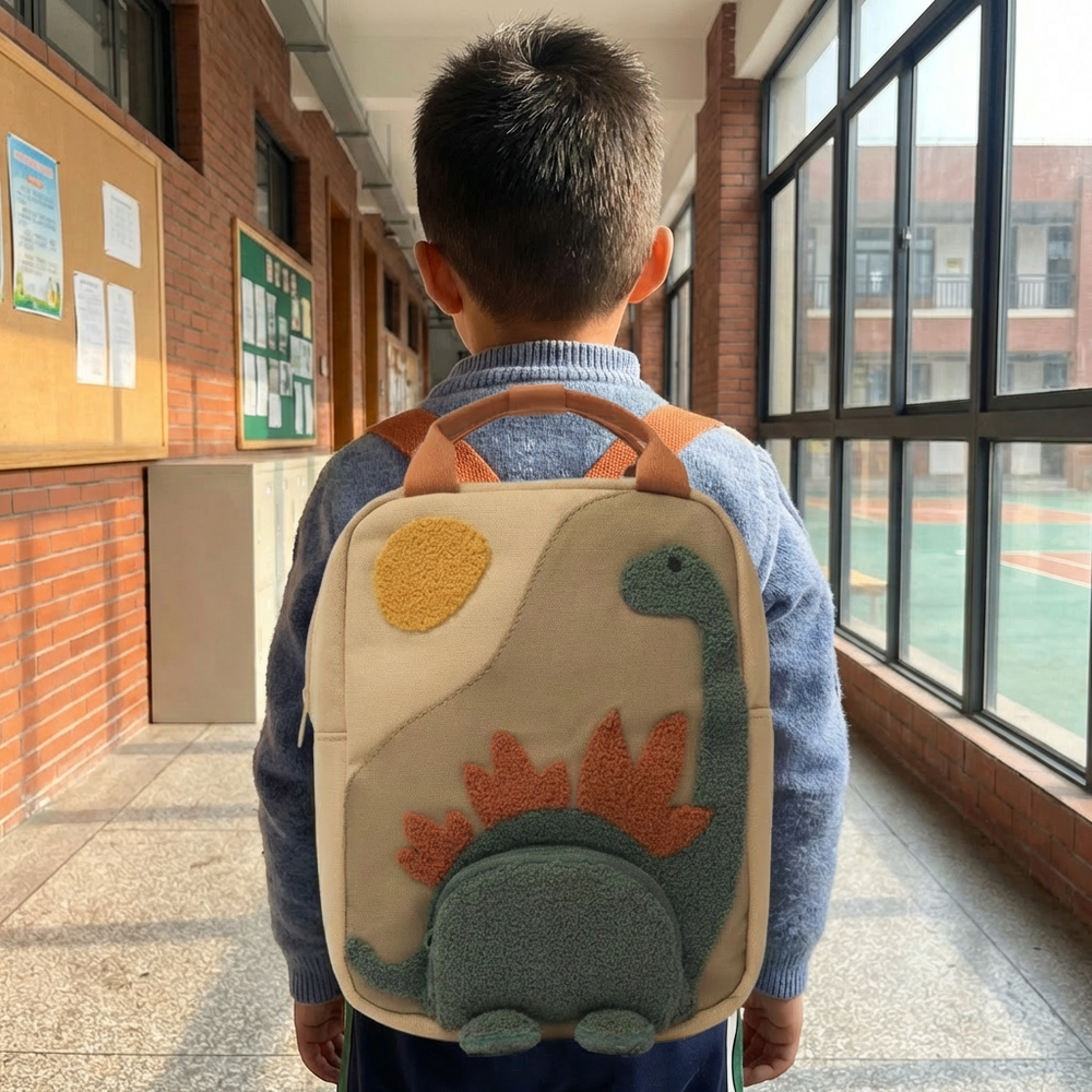 Davy Kids Dinosaur Backpack - Fun & Durable Preschool Bag for Boys & Girls
