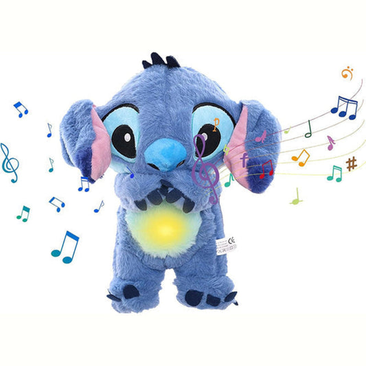 - Interactive Kids' Plush Toy with Lullabies & Soothing Breathing Motion