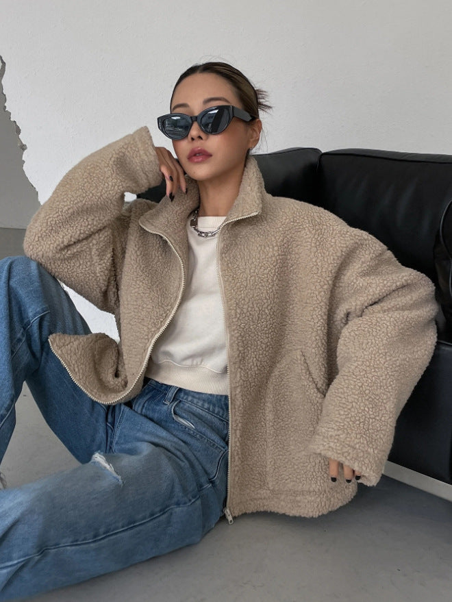 Cozy Oversized Lambswool Jacket for Ultimate Comfort | Stylish Warmth for Fall & Winter