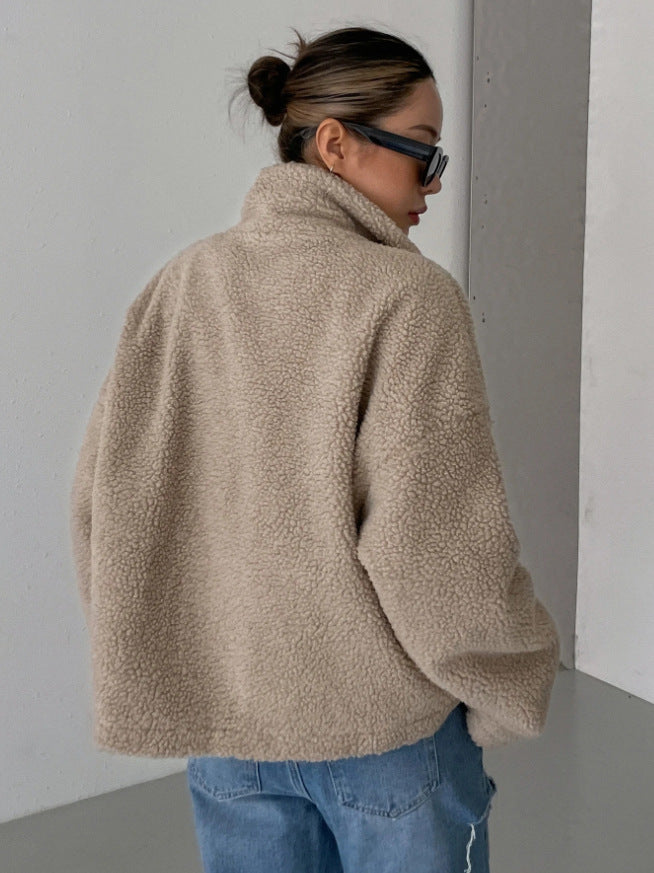 Cozy Oversized Lambswool Jacket for Ultimate Comfort | Stylish Warmth for Fall & Winter