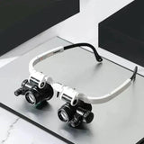 Davy LED Magnifying Glasses - 8x, 15x & 23x Magnification for Precision Work & Detailed Viewing - Ideal for Crafts, Hobbies, and Repair Tasks