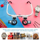 Davy LED Magnifying Glasses - 8x, 15x & 23x Magnification for Precision Work & Detailed Viewing - Ideal for Crafts, Hobbies, and Repair Tasks