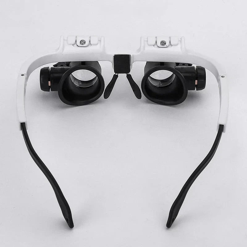 Davy LED Magnifying Glasses with Adjustable Lenses - Perfect for Close-Up Work, Reading, and Hobbies
