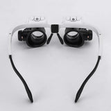 Davy LED Magnifying Glasses with Adjustable Lenses - Perfect for Close-Up Work, Reading, and Hobbies