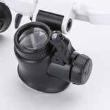 Davy LED Magnifying Glasses with Adjustable Lenses - Perfect for Close-Up Work, Reading, and Hobbies