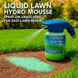 Davy Liquid Lawn Hydro Mousse Spray-On Grass Seed | Easy Application for Patchy Lawns & High-Traffic Areas | Fast-Growing, Durable Grass Solution