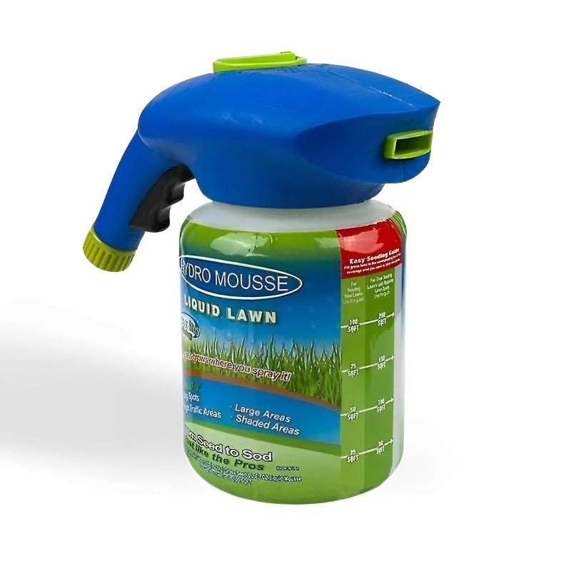 Davy Liquid Lawn Hydro Mousse Spray-On Grass Seed | Easy Application for Patchy Lawns & High-Traffic Areas | Fast-Growing, Durable Grass Solution