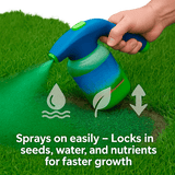 Davy Liquid Lawn Hydro Mousse Spray-On Grass Seed | Easy Application for Patchy Lawns & High-Traffic Areas | Fast-Growing, Durable Grass Solution