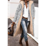 Women's Reversible Long Winter Coat - Cozy & Stylish Outerwear for Cold Weather