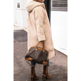 Women's Reversible Long Winter Coat - Cozy & Stylish Outerwear for Cold Weather