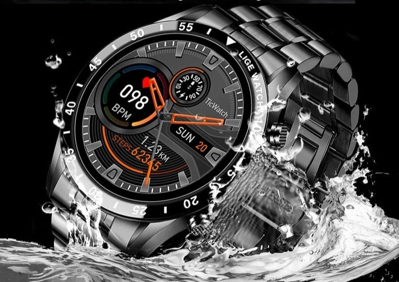 Davy Luxury 4G Smartwatch | Stylish GPS Watch with Call Function & Health Tracking Features