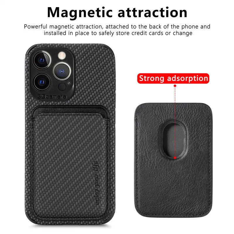 Enhanced Product Title: **Davy MagSafe Wallet Case for iPhone | Slim Magnetic Card Holder | Stylish & Functional Design**