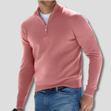 Davy Men's Cozy Quarter Zip Knit Pullover - Soft, Stylish & Comfortable Sweater for All Seasons