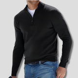 Davy Men's Cozy Quarter Zip Knit Pullover - Soft, Stylish & Comfortable Sweater for All Seasons