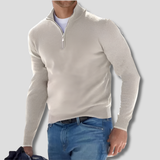 Davy Men's Cozy Quarter Zip Knit Pullover - Soft, Stylish & Comfortable Sweater for All Seasons