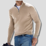 Davy Men's Cozy Quarter Zip Knit Pullover - Soft, Stylish & Comfortable Sweater for All Seasons
