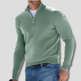 Davy Men's Cozy Quarter Zip Knit Pullover - Soft, Stylish & Comfortable Sweater for All Seasons