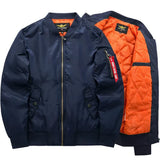 Men's Quilted Lined Bomber Jacket - Warm, Stylish & Comfortable Outerwear for Fall & Winter