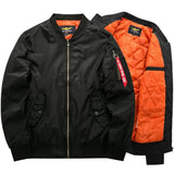 Men's Quilted Lined Bomber Jacket - Warm, Stylish & Comfortable Outerwear for Fall & Winter