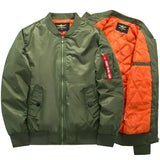 Men's Quilted Lined Bomber Jacket - Warm, Stylish & Comfortable Outerwear for Fall & Winter