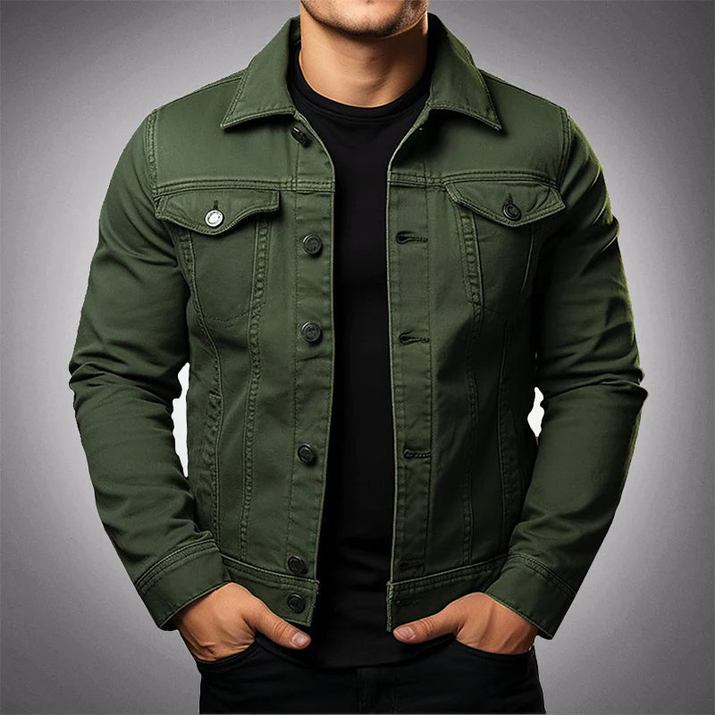 Stylish Casual Button-Front Denim Jacket for Women - Versatile Everyday Outerwear