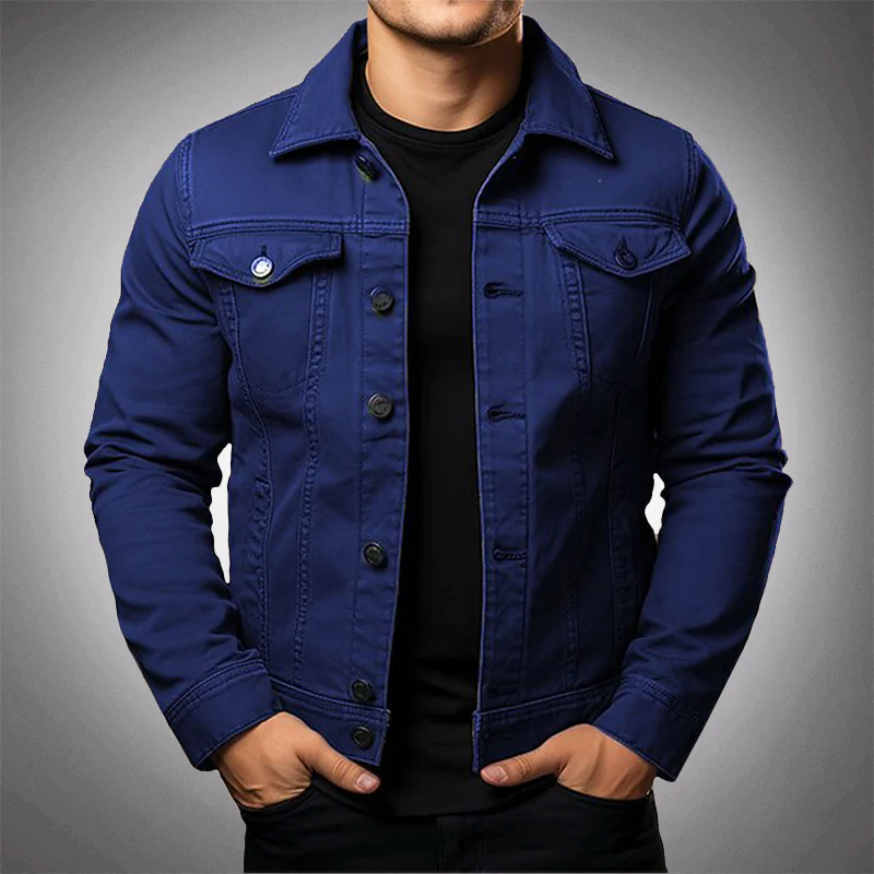 Stylish Casual Button-Front Denim Jacket for Women - Versatile Everyday Outerwear