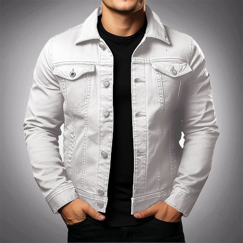 Stylish Casual Button-Front Denim Jacket for Women - Versatile Everyday Outerwear