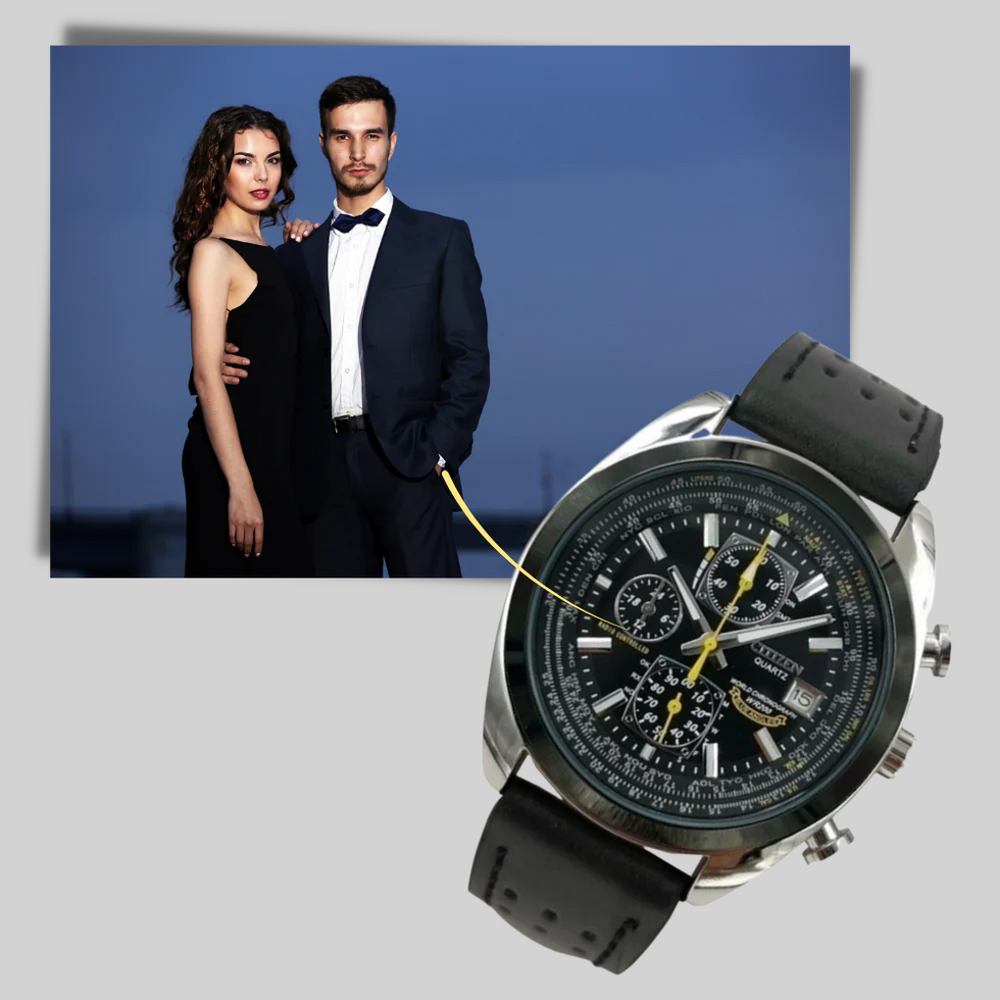 Men's Davy Chronograph Watch - Water Resistant, Stylish & Durable Timepiece