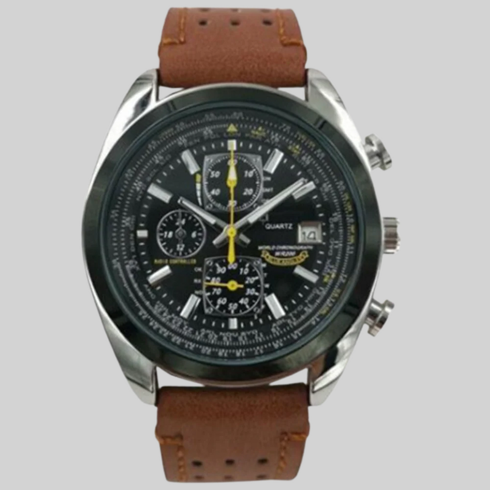 Men's Davy Chronograph Watch - Water Resistant, Stylish & Durable Timepiece