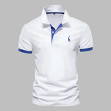 Davy Men's Breathable Polo Shirt - Lightweight, Moisture-Wicking Trimmed Design for Ultimate Comfort