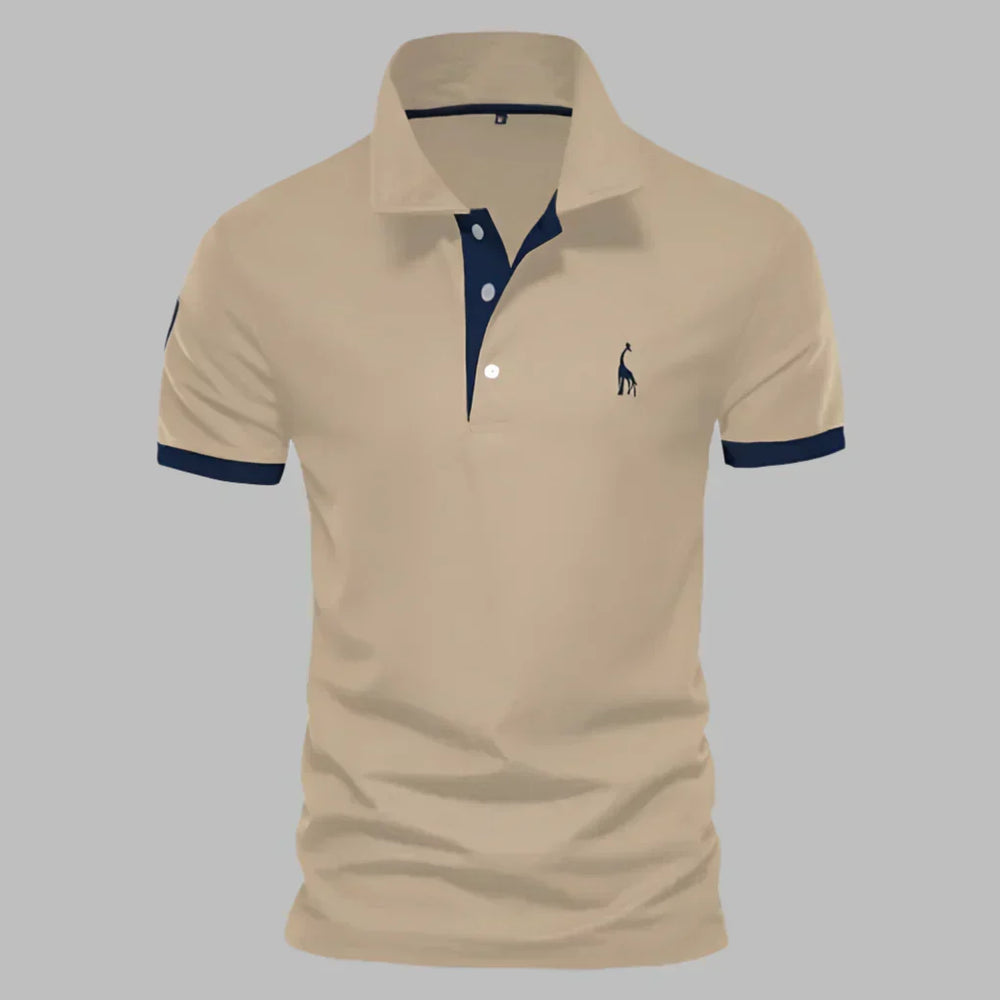Davy Men's Breathable Polo Shirt - Lightweight, Moisture-Wicking Trimmed Design for Ultimate Comfort