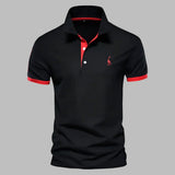 Davy Men's Breathable Polo Shirt - Lightweight, Moisture-Wicking Trimmed Design for Ultimate Comfort