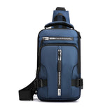 Davy Men's Anti-Theft Convertible Crossbody Sling Bag - Versatile & Secure Travel Companion