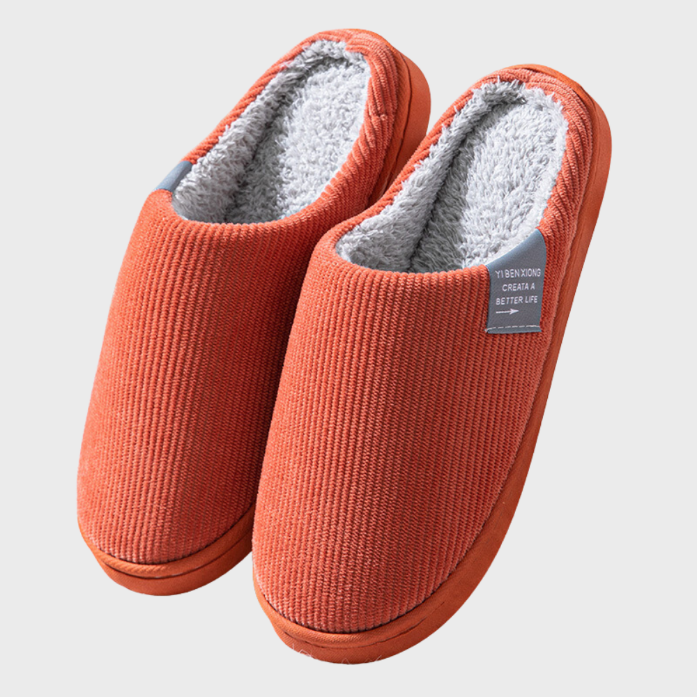 Davy Men's Corduroy House Slippers - Cozy Indoor Footwear for Ultimate Comfort