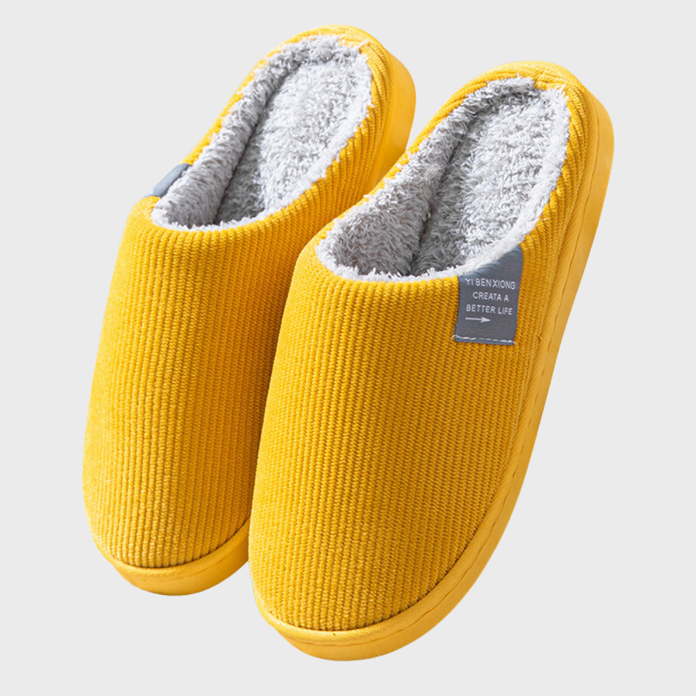 Davy Men's Corduroy House Slippers - Cozy Indoor Footwear for Ultimate Comfort