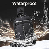 Men's Davy Crossbody Bag - Anti-Theft Design with USB Charging Port | Stylish & Functional Travel Accessory