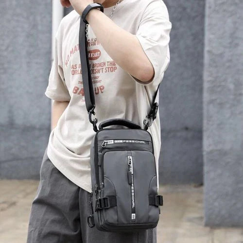 Men's Davy Crossbody Bag - Anti-Theft Design with USB Charging Port | Stylish & Functional Travel Accessory